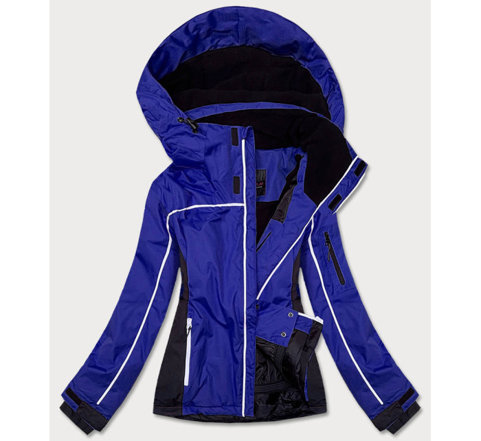 Dámská zimní sportovní bunda v chrpové barvě (B2391)