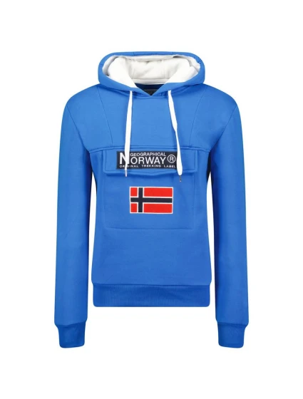 Geographical Norway Gadrien DB 054 M WW6115H/GN-Royal Blue / White mikina