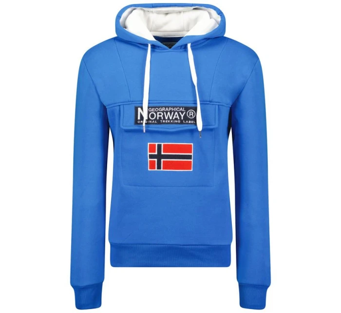 Geographical Norway Gadrien DB 054 M WW6115H/GN-Royal Blue / White mikina