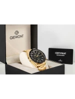 Pánské hodinky Giewont Chronograph Sapphire Gold Black GW8720-B4