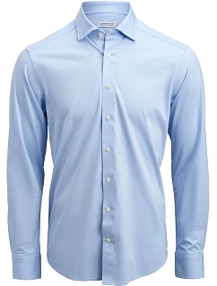 J.Harvest & Frost 132 Slim Men Košile Interlock s dlouhým rukávem sky blue model 22459805