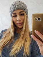 Fleecová čepice Teresa K285 tmavě šedá