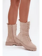 Dámské workery zateplené béžové Marvielle Dámské workery zateplené béžové Marvielle