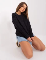 Sweter AT SW model 18884798 czarny - FPrice