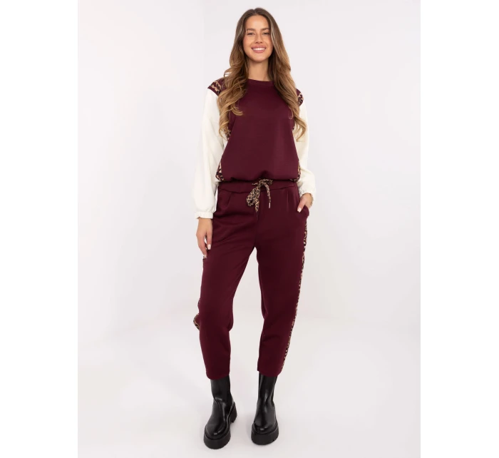 Komplet IT KMPL model 21494238 bordowy - FPrice Komplet IT KMPL model 21494238 bordowy - FPrice