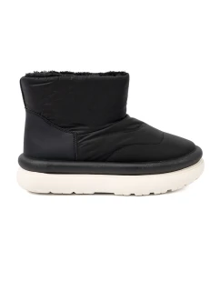 Originální dámské  sněhule černé platforma