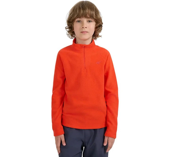 Chlapecká fleecová mikina 4F M058 červená 4FJWAW25UFLEM058 62S Chlapecká fleecová mikina 4F M058 červená 4FJWAW25UFLEM058 62S