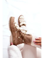 Zateplené boty Trapper Béžove model 21569580 - Boto
