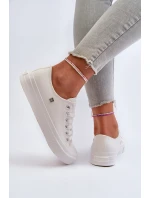 Klasické Dámské Tenisky Big Star NN274285 Bílé Klasické Dámské Tenisky Big Star NN274285 Bílé