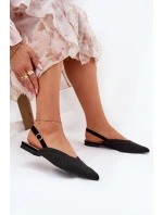 Baleríny S Pletením A  Černé model 21688235 - Boto