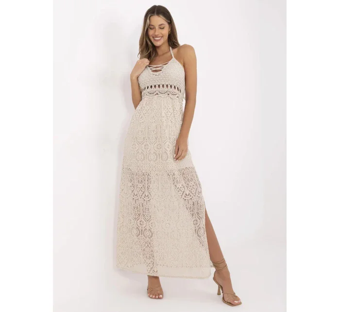 Sukienka MI SK model 21142195 beżowy - FPrice