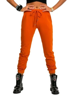 Tepláky RV DR 5040.07X tmavě oranžová