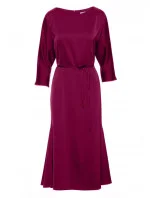 Dámské šaty model 21185917 bordó - Makover