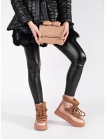 Exkluzívní sněhule hnědé dámské platforma Exkluzívní sněhule hnědé dámské platforma