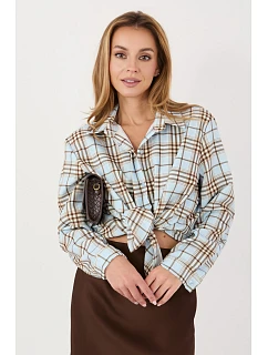 Košile s dlouhým rukávem model 231513 Italy Moda