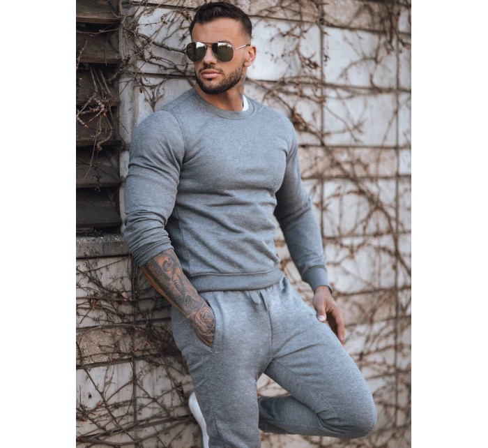 FashionStreet antracitová pánská tepláková souprava AX0731