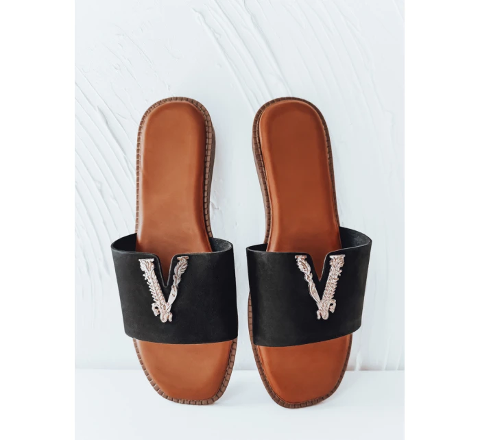 Dámské žabky SOLVINA black FashionStreet ZY0958