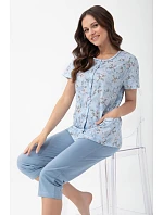 Pyžamo Luna 1304 kr/r 2XL-3XL L26 rozepínací Pyžamo Luna 1304 kr/r 2XL-3XL L26 rozepínací