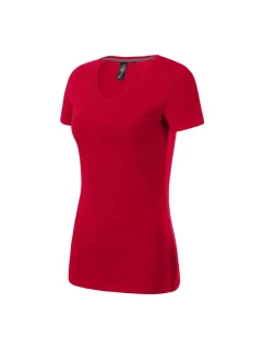Malfini Action Tričko s výstřihem do V W MLI-70171 formula červená