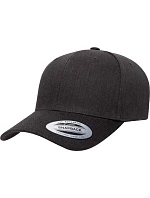 Flexfit 6389 6 panelová Snapback kšiltovka "Retro" 55.6389 dark heather grey