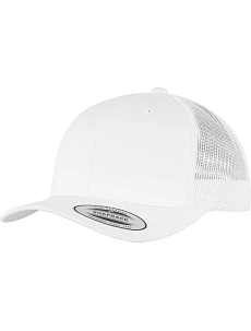 Flexfit 6606/6606T 6 panelová vintage kšiltovka "Trucker" 55.6606 white