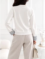 Sweter CS SW model 22559244 ecru - FPrice Sweter CS SW model 22559244 ecru - FPrice