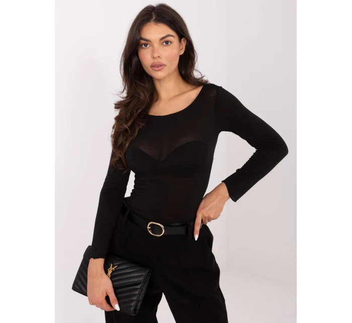 Bluzka IT BZ model 21755193 czarny - FPrice Bluzka IT BZ model 21755193 czarny - FPrice