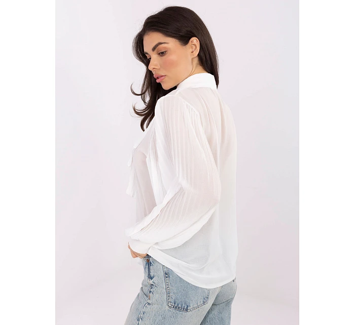 Koszula MI KS model 21766371 biały - FPrice Koszula MI KS model 21766371 biały - FPrice