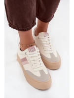Dámské nízké tenisky LEE Ailani Women Low – ecru bílá Dámské nízké tenisky LEE Ailani Women Low – ecru bílá