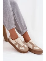 Dámské tenisky na platformě – tmavě béžové Dovina Dámské tenisky na platformě – tmavě béžové Dovina