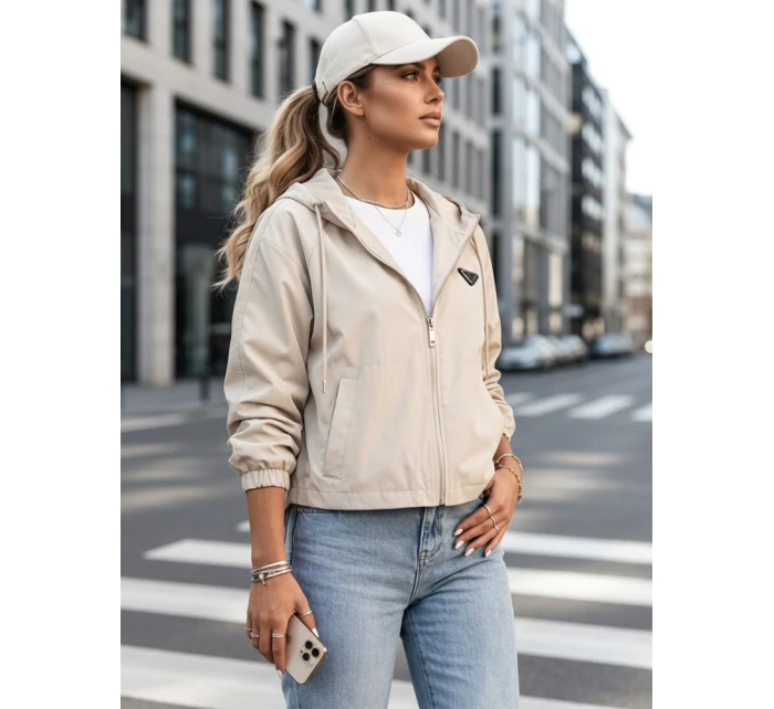 Dámská oversize bunda CATRAL light beige FashionStreet TY4191 Dámská oversize bunda CATRAL light beige FashionStreet TY4191