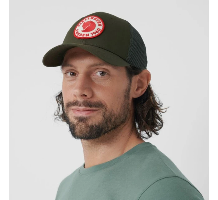 Fjällräven pánská/dámská čepice 1960 Logo Långtradarkeps Deep Forest sportovní zelená (F78138-662)