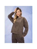 Dámská manšestrová mikina s kapucí OUTHORN OTHAW22TSWSF076-80S