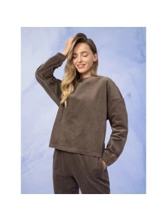 Dámská manšestrová mikina s kapucí OUTHORN OTHAW22TSWSF076-80S