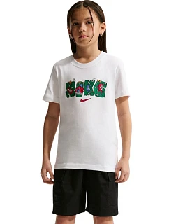 Dětské tričko Nike Sportswear, bílé, IM9534, velikost 100