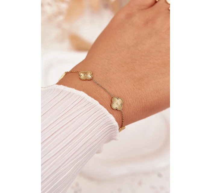 Náramek ze nerezové oceli s květinami ze model 21776861 - Boto Náramek ze nerezové oceli s květinami ze model 21776861 - Boto