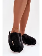 Kožešinové dámské pantofle černé model 21772474 - Boto Kožešinové dámské pantofle černé model 21772474 - Boto