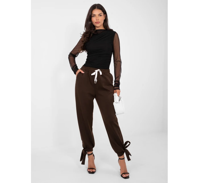 Kalhoty IT SP 9987.16 tmavě hnědé Kalhoty IT SP 9987.16 tmavě hnědé