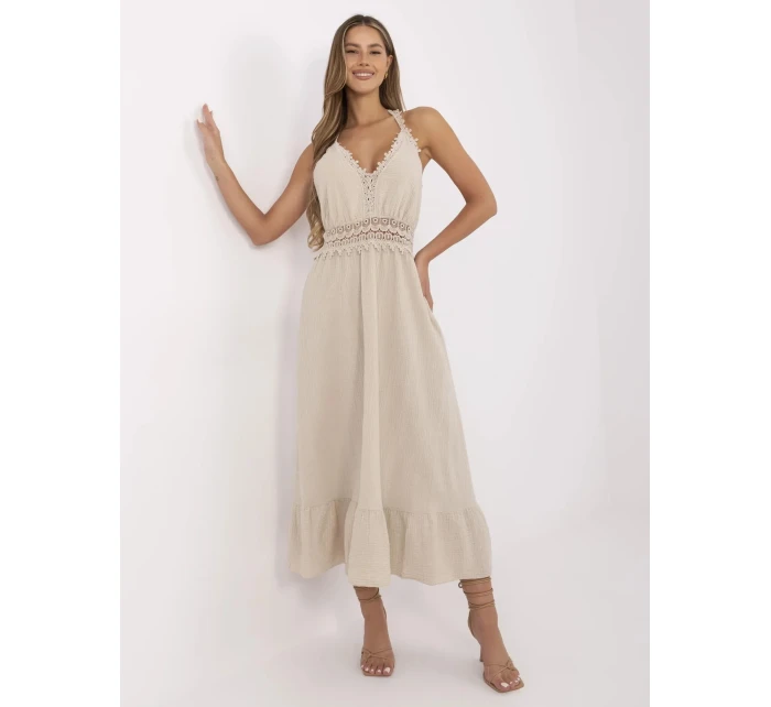 Sukienka MI SK model 21124376 beżowy - FPrice