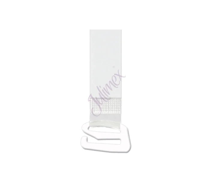 Silikonová ramínka, kov, 16 mm