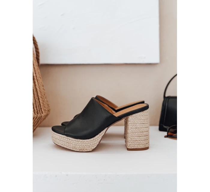 Dámské žabky HOTTRENDY black FashionStreet ZY0989