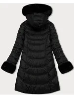Černá dámská prošívaná bunda model 21247361 - J.STYLE