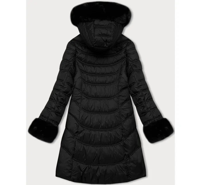 Černá dámská prošívaná bunda model 21247361 - J.STYLE