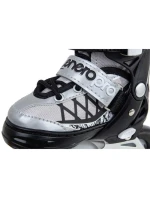 INLINE BRUSLE-KOLEČKOVÉ BRUSLE 4V1 ENERO PRO LED 30-33 ŠEDÁ