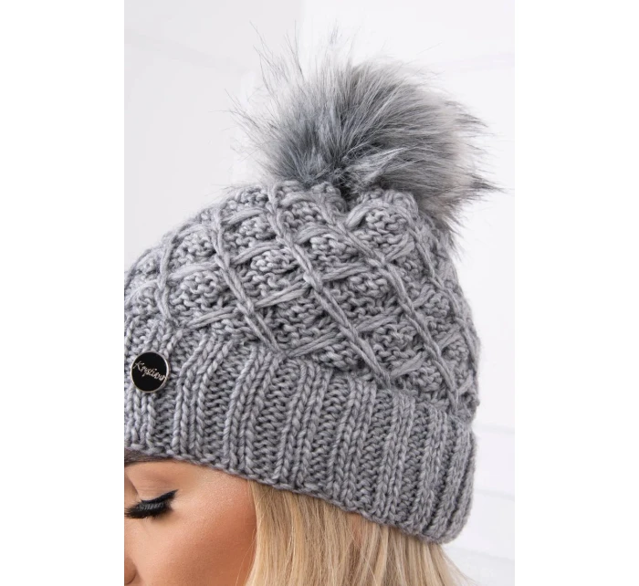 Čepice K165 tmavě šedá Čepice K165 tmavě šedá