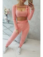 Souprava s halenkou meruňková