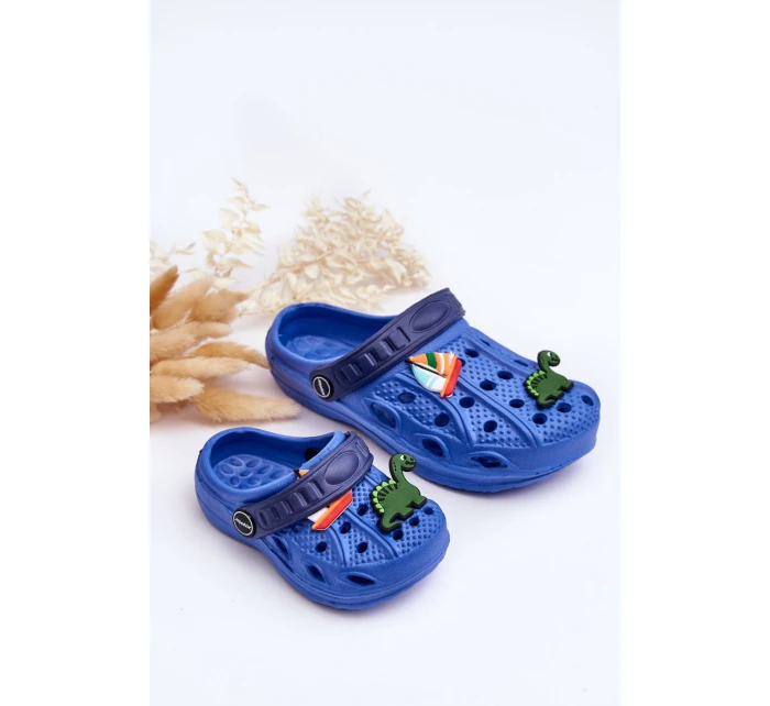 Dětské pěnové lehké sandály Crocs Modre model 21623877 - Boto