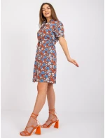 Šaty D73781M30312A hnědé Šaty D73781M30312A hnědé