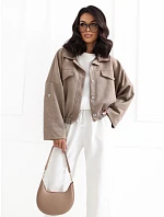 Bunda MI KR 931733.99 tmavě béžová Bunda MI KR 931733.99 tmavě béžová