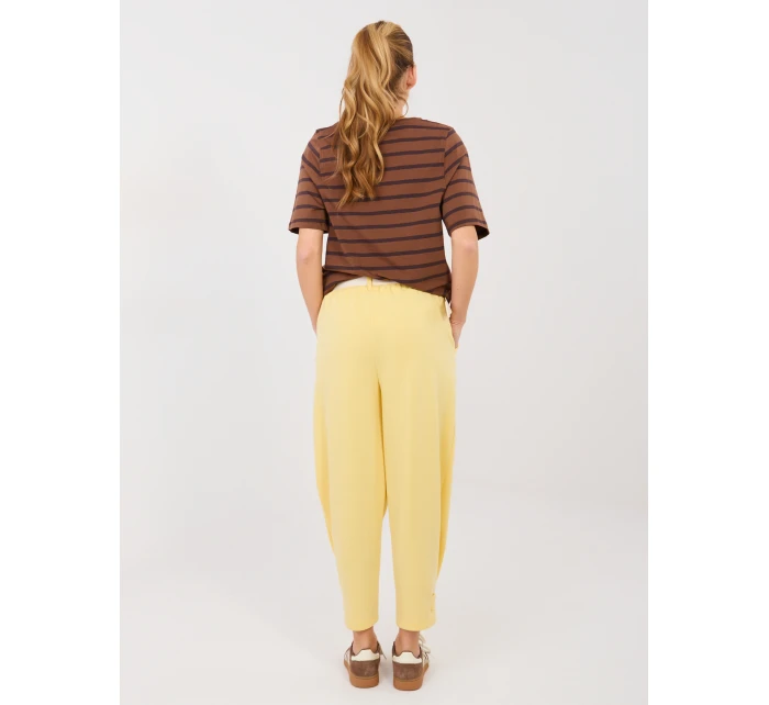 Kalhoty MI SP P6224.71 světle žluté Kalhoty MI SP P6224.71 světle žluté